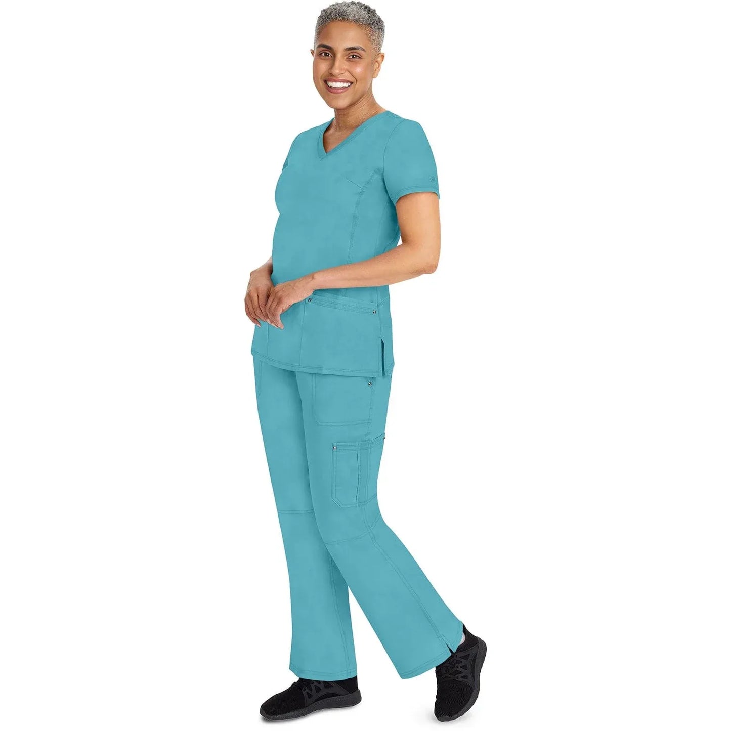 Healing Hands Purple Label Scrubs 9133 Tori Pant Women Spectra Blue