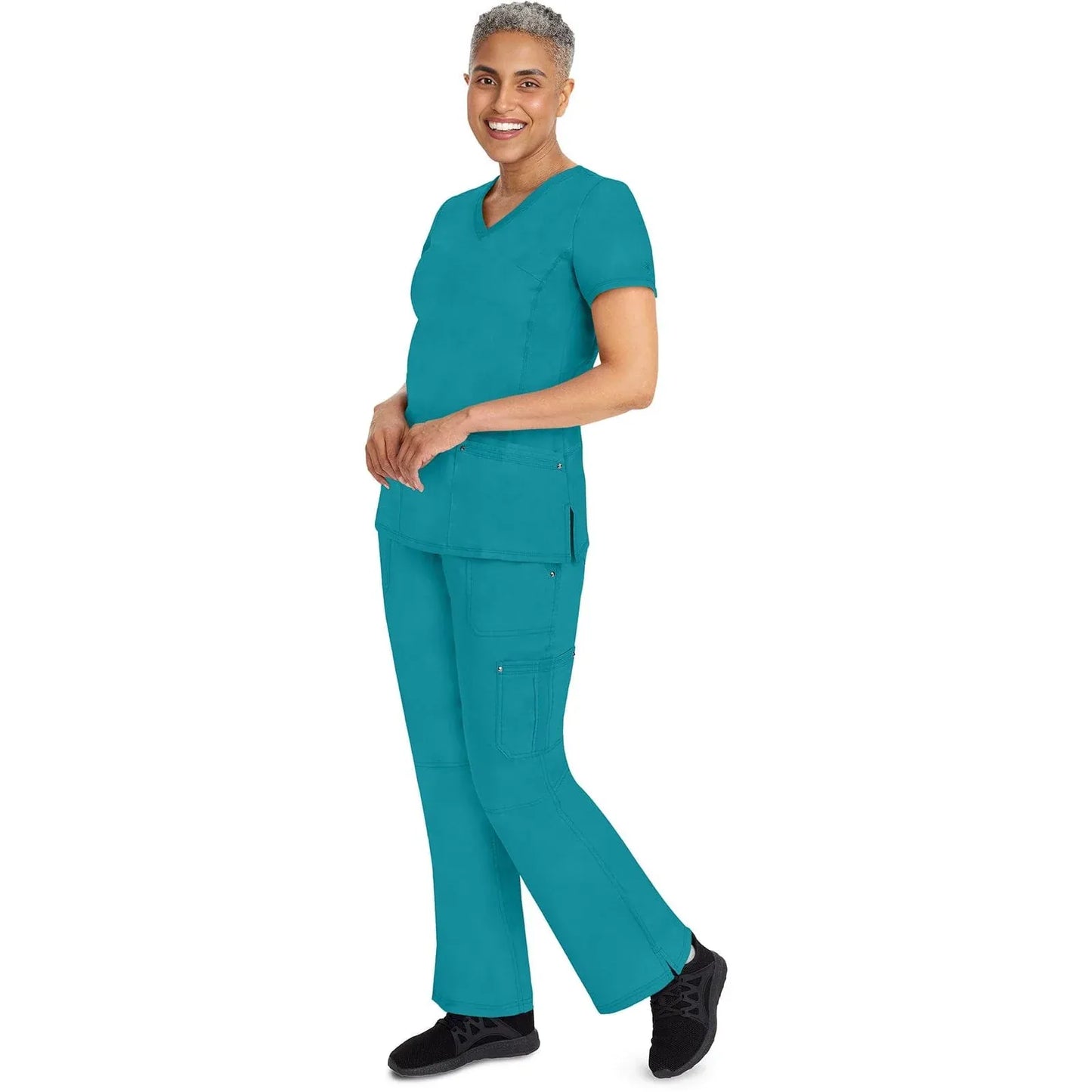 Healing Hands Purple Label Scrubs 9133 Tori Pant Women Teal