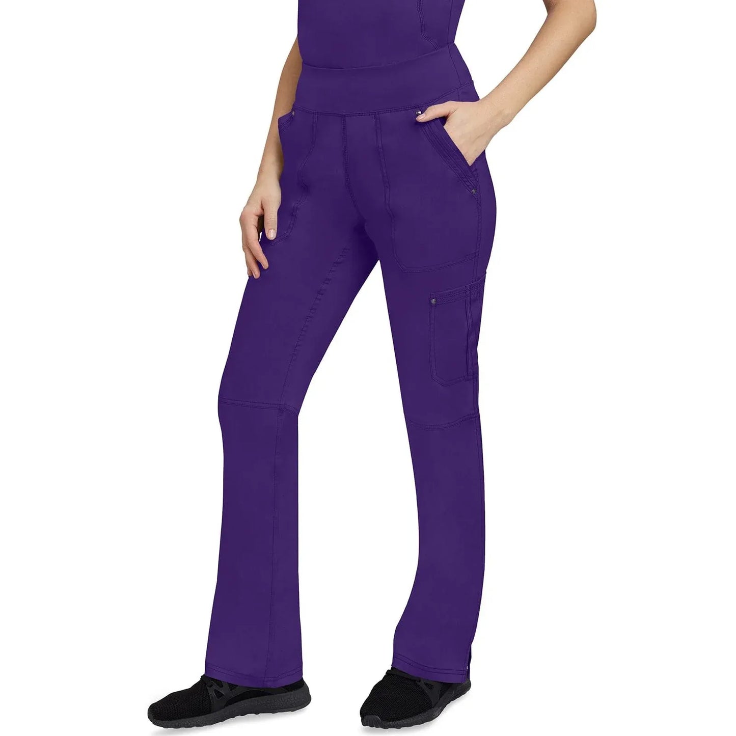 Healing Hands Purple Label Scrubs 9133 Tori Pant Women True Grape