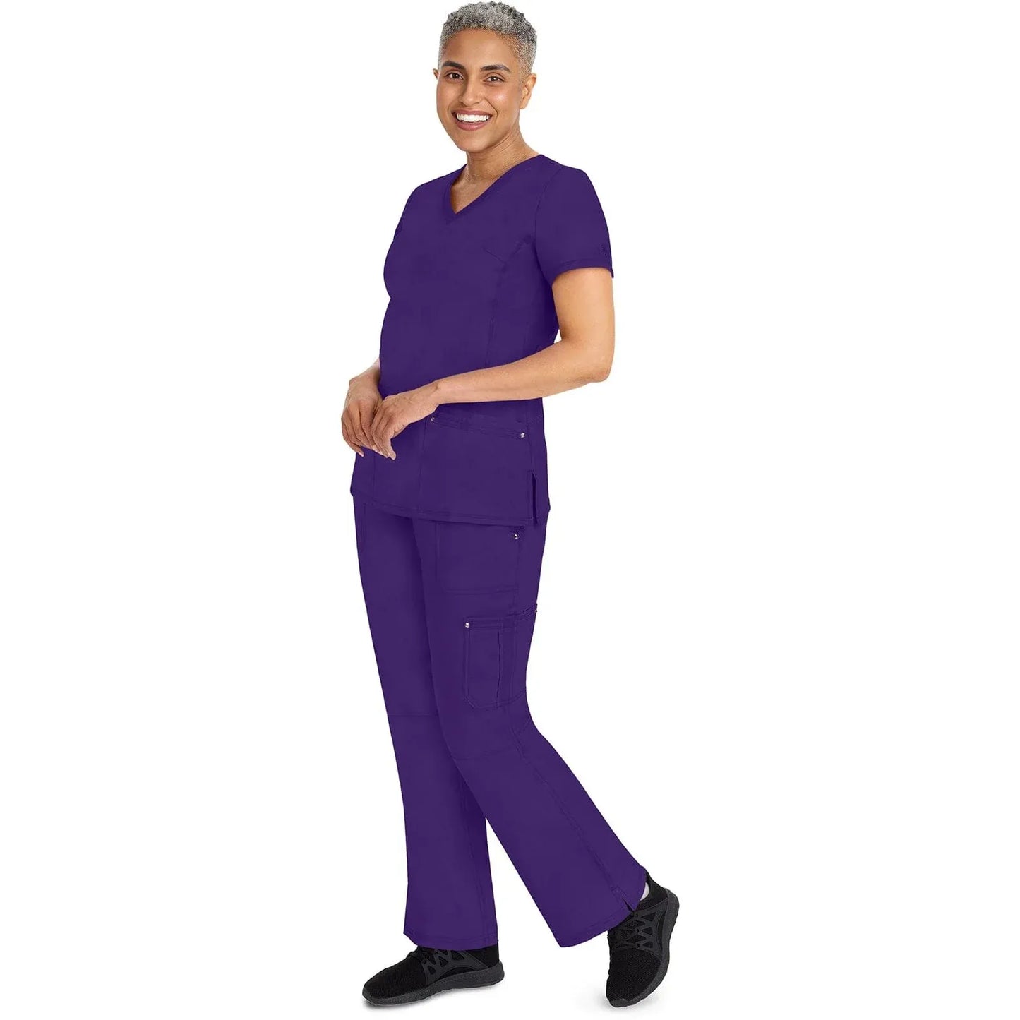 Healing Hands Purple Label Scrubs 9133 Tori Pant Women True Grape