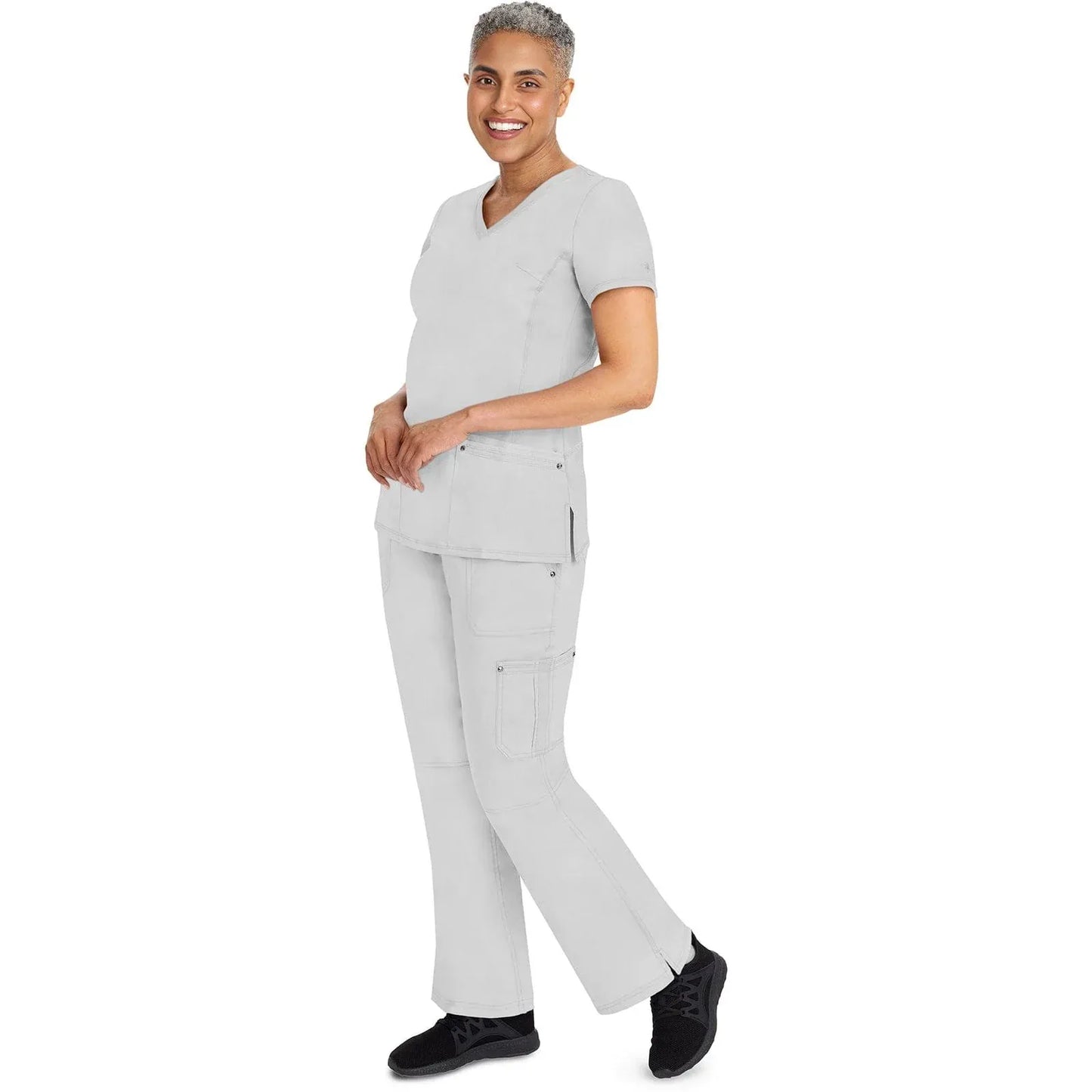 Healing Hands Purple Label Scrubs 9133 Tori Pant Women White