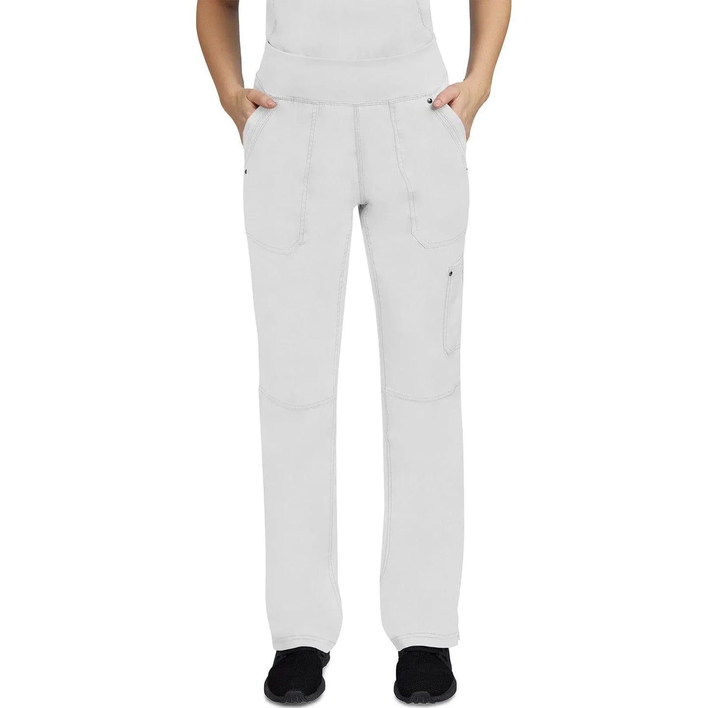 Healing Hands Purple Label Scrubs 9133 Tori Pant Women White