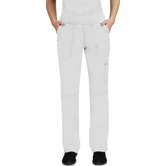 Healing Hands Purple Label Scrubs 9133 Tori Pant Women White