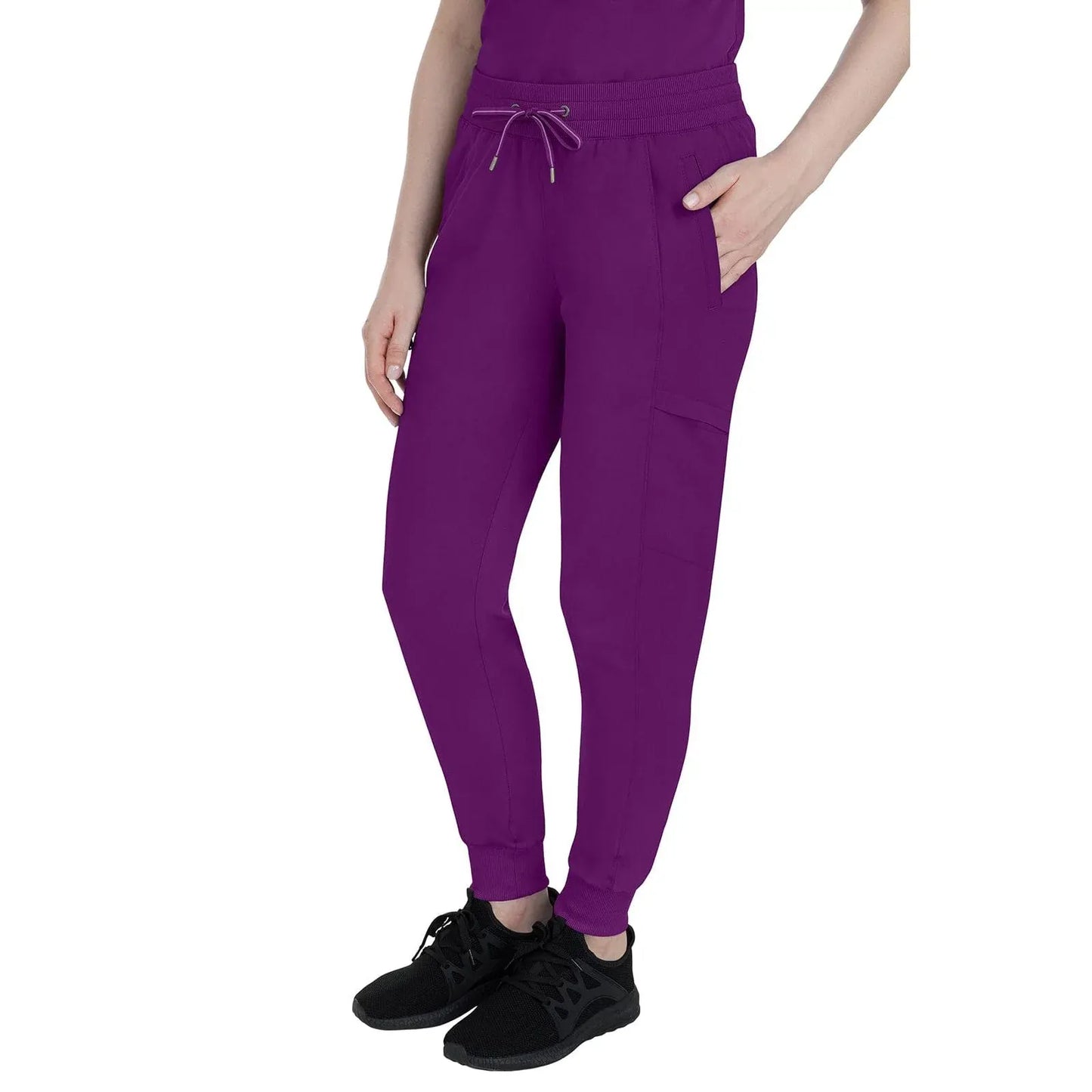 Healing Hands Purple Label Scrubs 9244 Toby Jogger Pant Women Eggplant