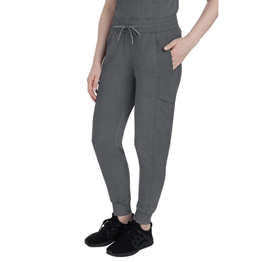 Healing Hands Purple Label Scrubs 9244 Toby Jogger Pant Women Heather Grey