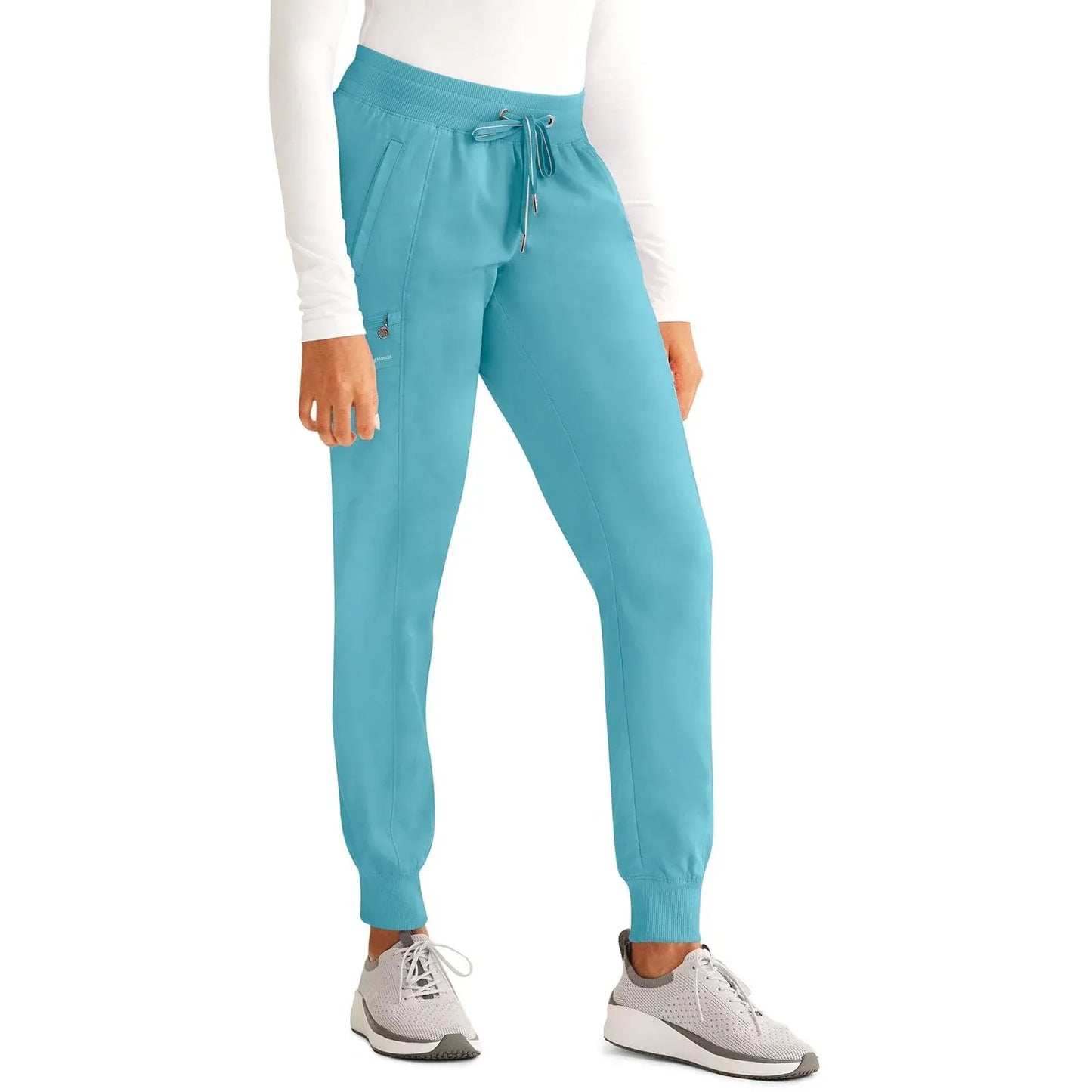 Healing Hands Purple Label Scrubs 9244 Toby Jogger Pant Women Spectra Blue