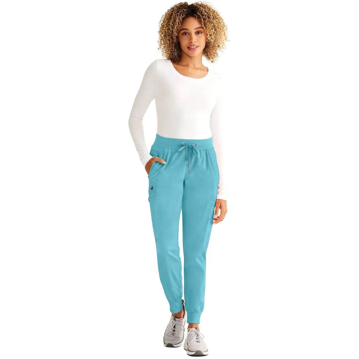 Healing Hands Purple Label Scrubs 9244 Toby Jogger Pant Women Spectra Blue