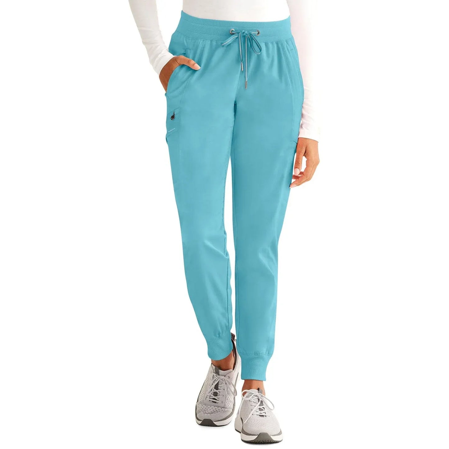 Healing Hands Purple Label Scrubs 9244 Toby Jogger Pant Women Spectra Blue