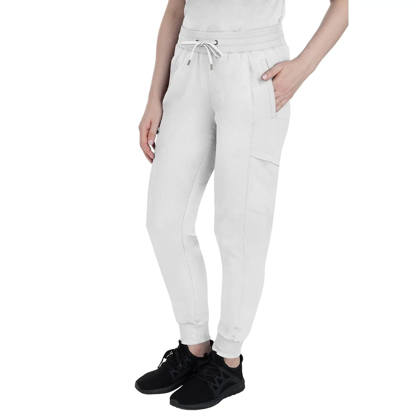Healing Hands Purple Label Scrubs 9244 Toby Jogger Pant Women White
