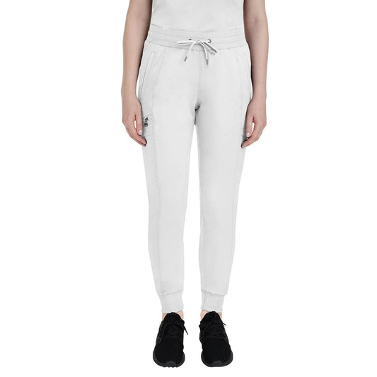 Healing Hands Purple Label Scrubs 9244 Toby Jogger Pant Women White