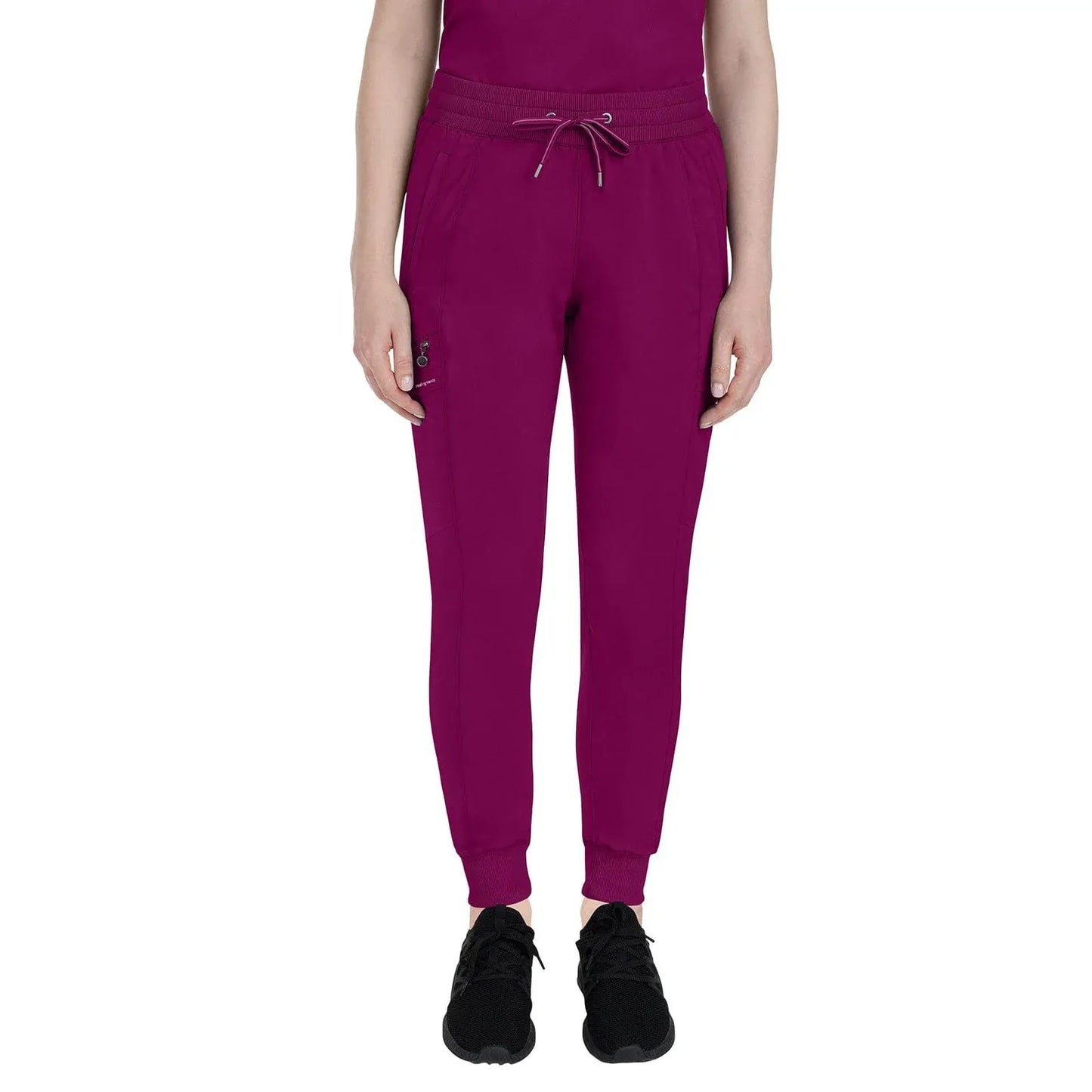 Healing Hands Purple Label Scrubs 9244 Toby Jogger Pant Women Wine