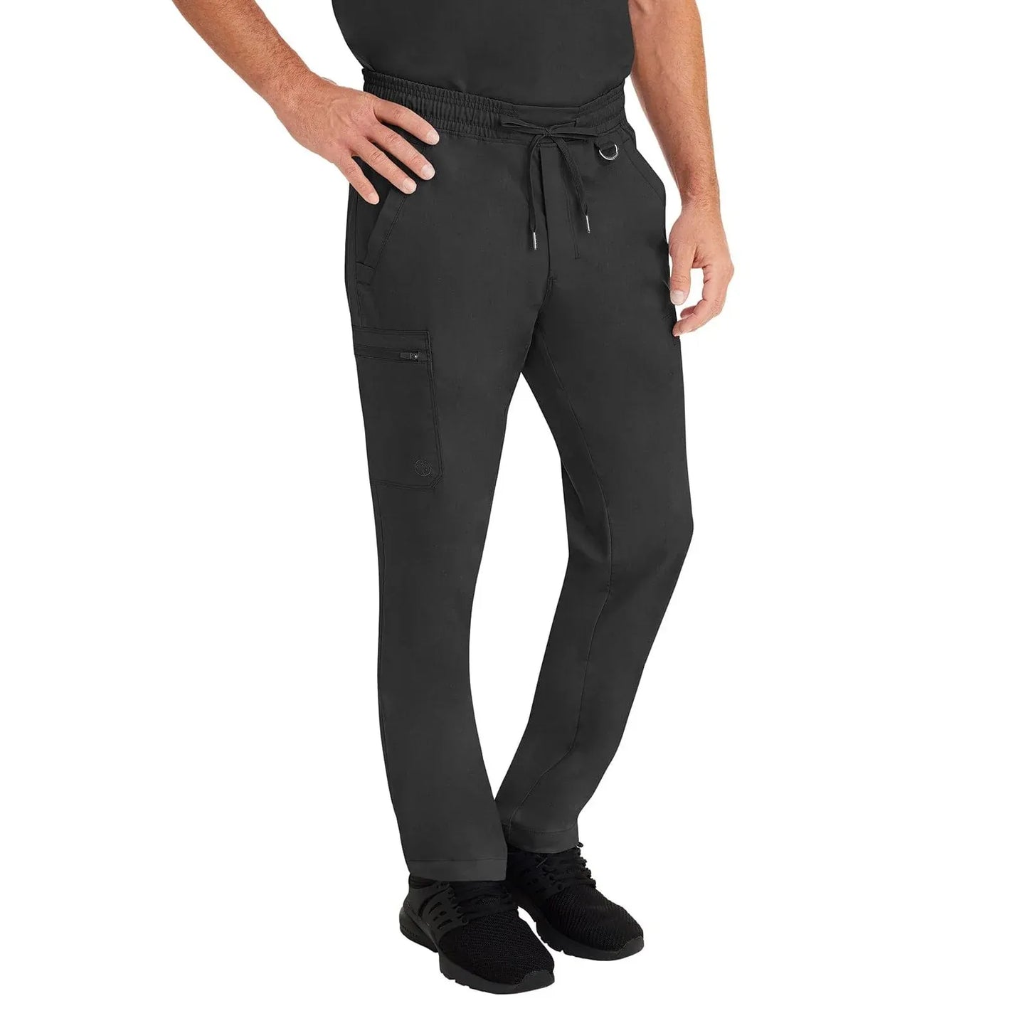 Healing Hands Purple Label Scrubs 9300 Daniel Utility Pant Men Black