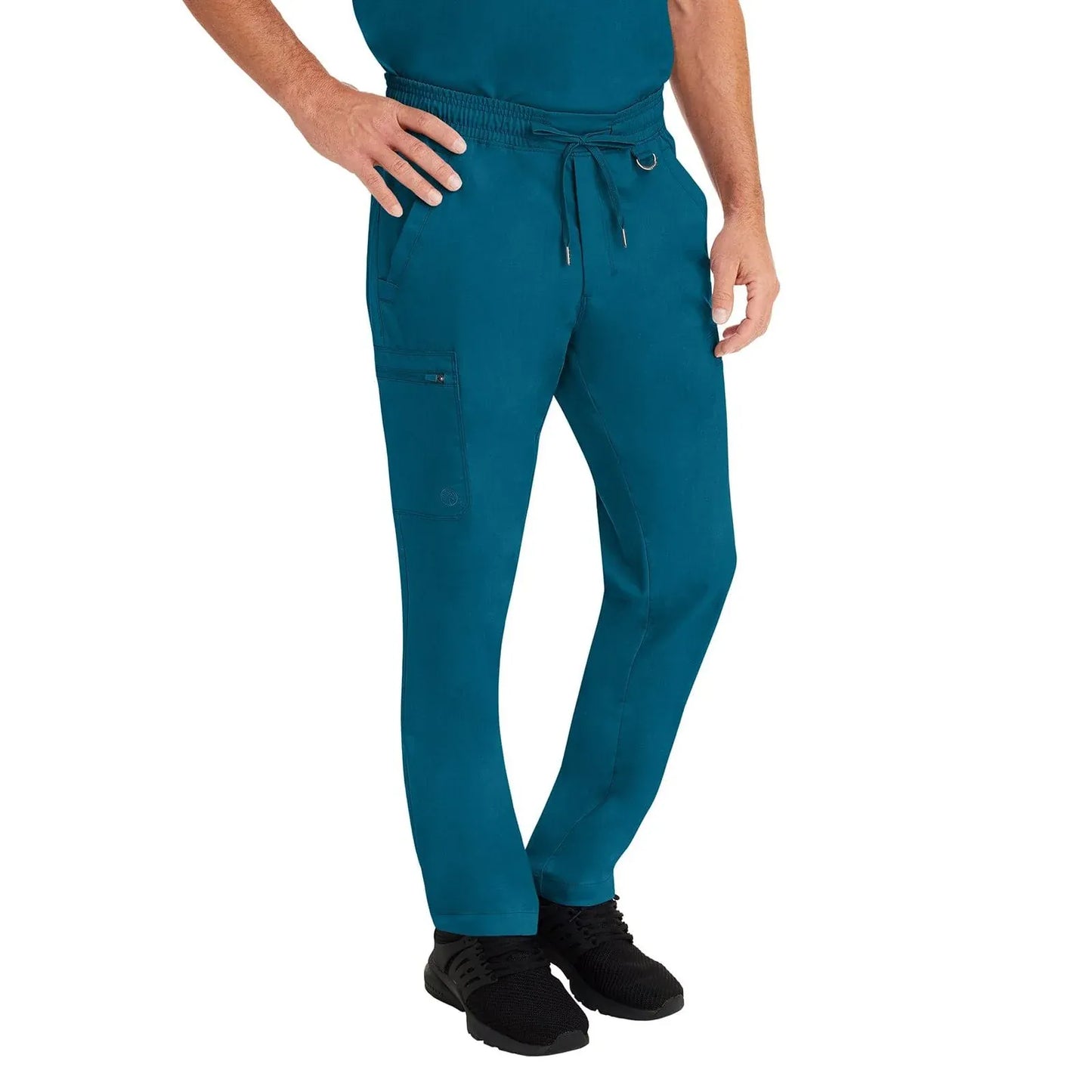 Healing Hands Purple Label Scrubs 9300 Daniel Utility Pant Men Caribbean Blue