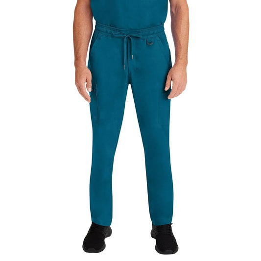 Healing Hands Purple Label Scrubs 9300 Daniel Utility Pant Men Caribbean Blue