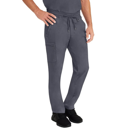 Healing Hands Purple Label Scrubs 9300 Daniel Utility Pant Men Pewter