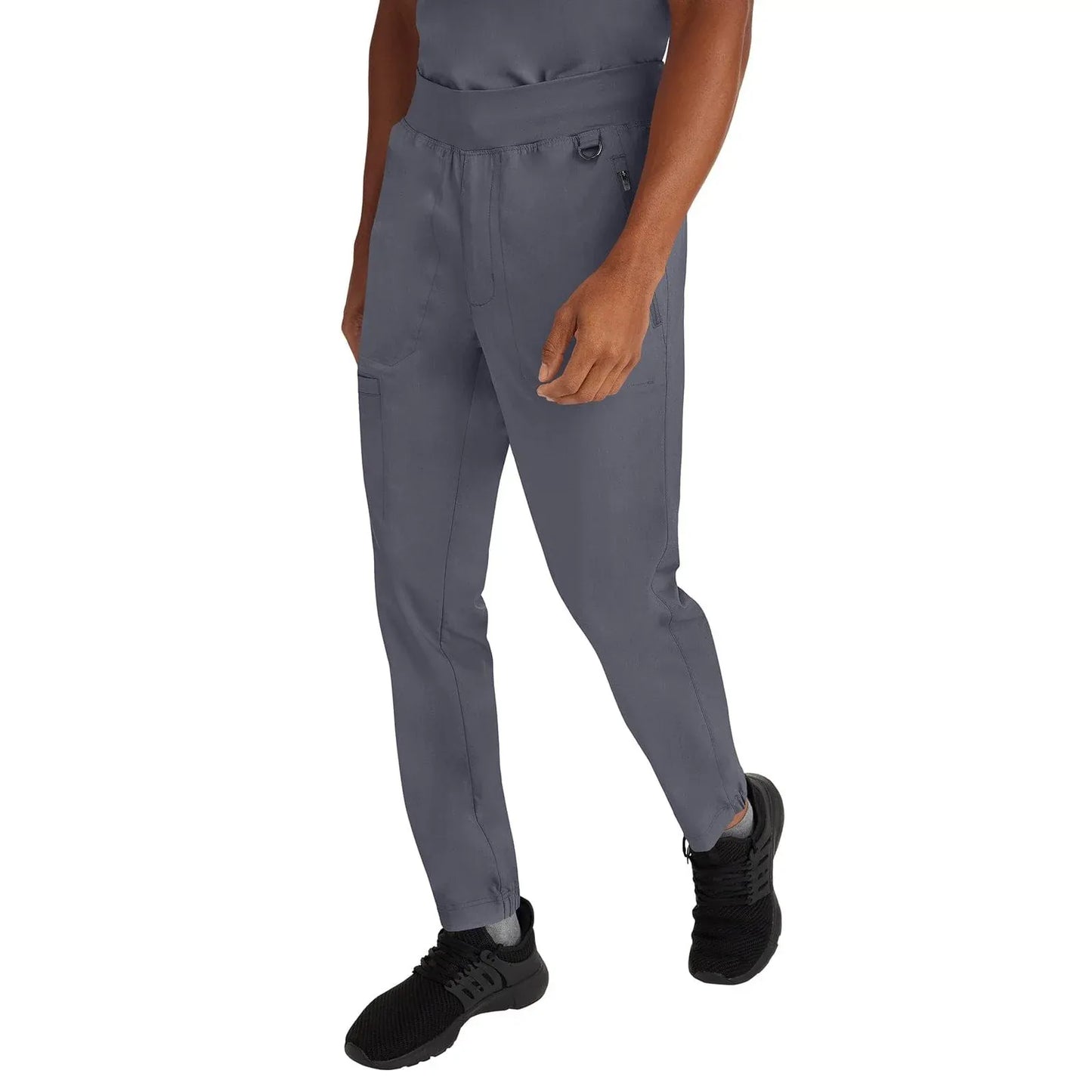Healing Hands Purple Label Scrubs 9301 Dante Men's Jogger Pant Pewter