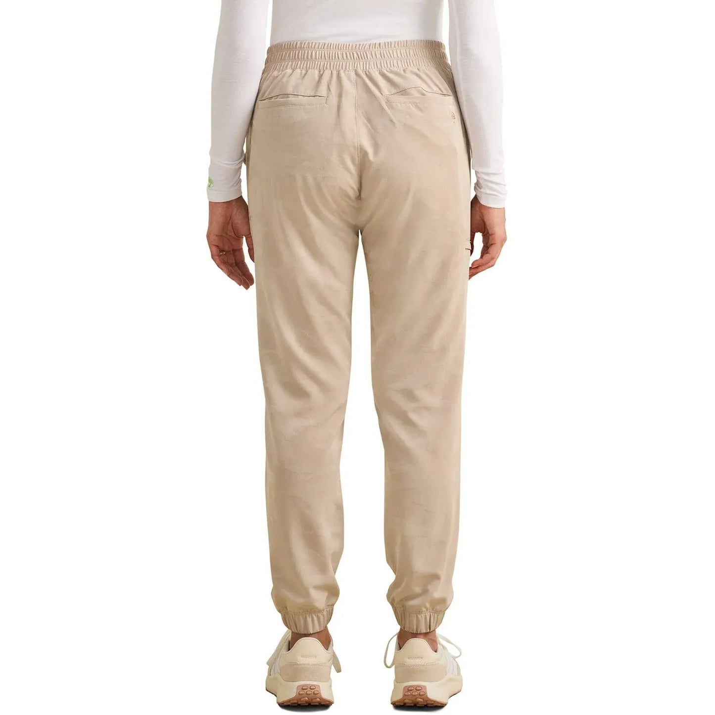 Healing Hands Purple Label Scrubs 9350 Tate Jogger Camo Pant Women Khaki