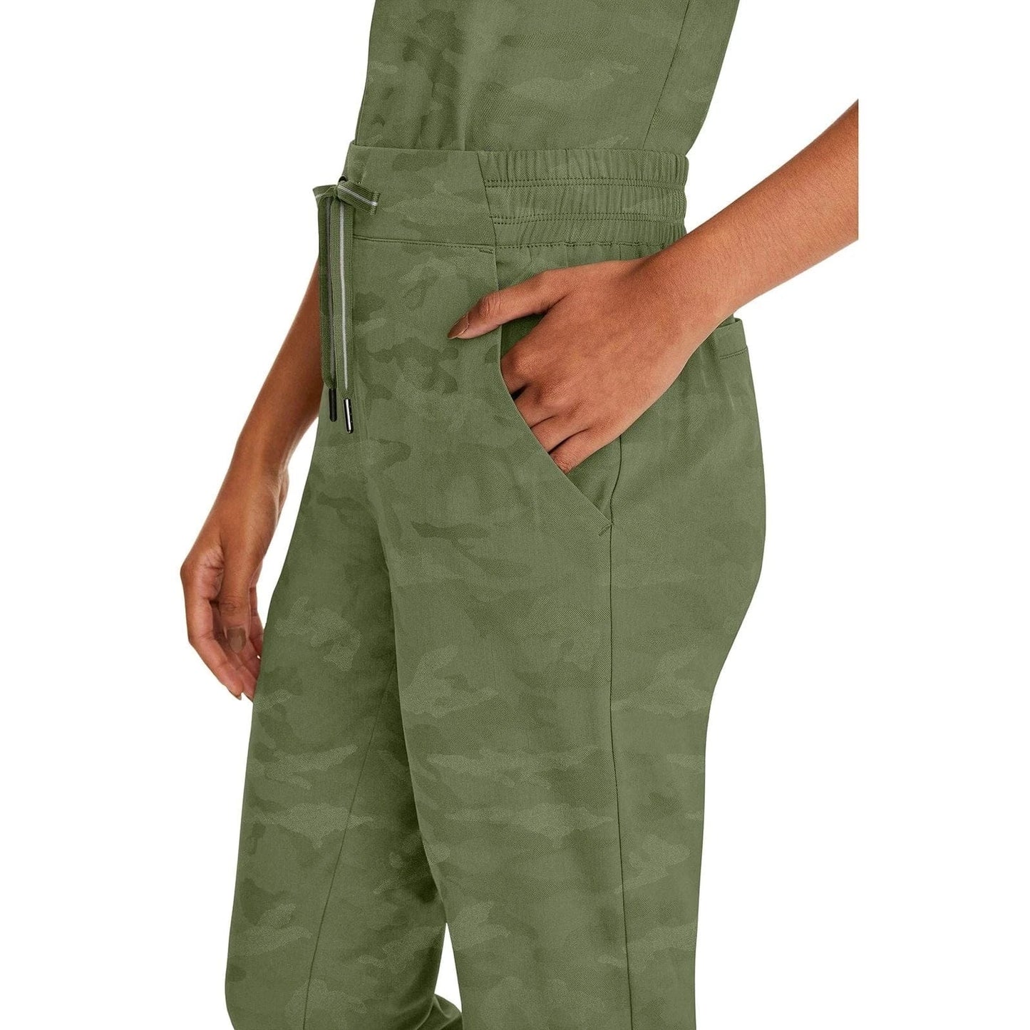 Healing Hands Purple Label Tate Jogger Camo Pant 9350 – Women’s Scrub Pants Olive