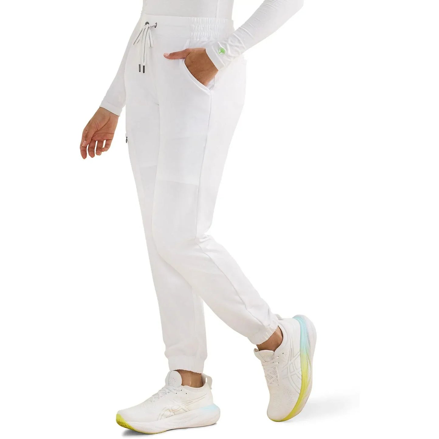 Healing Hands Purple Label Tate Jogger Camo Pant 9350 – Women’s Scrub Pants White