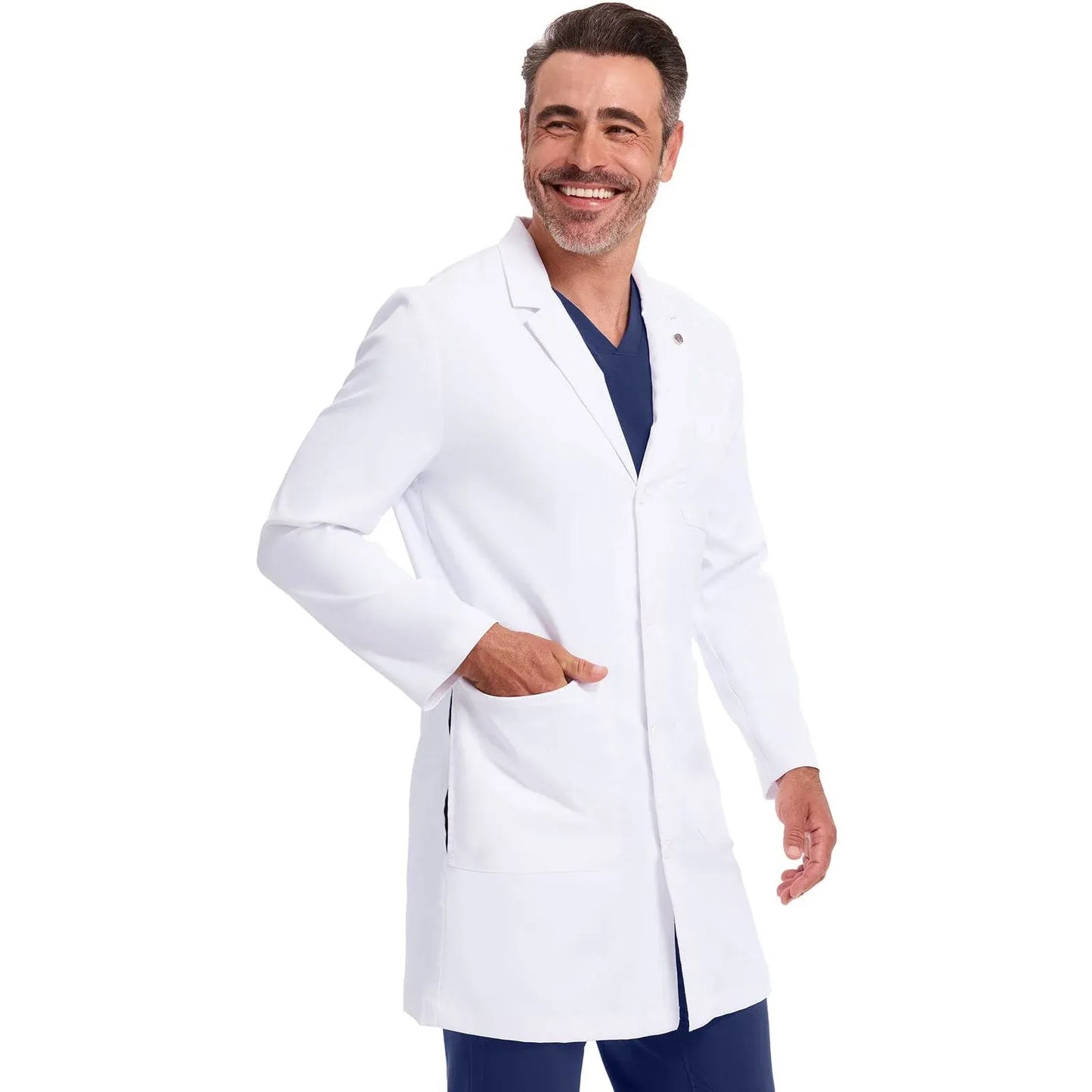 Healing Hands White Coat 5151 Luke Lab Coat – Men’s