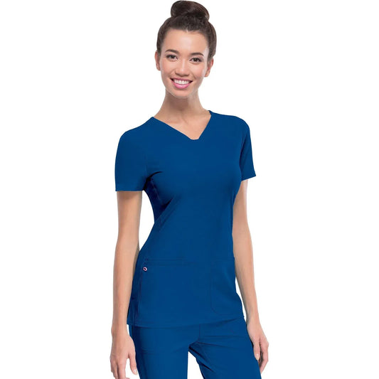HeartSoul Break On Through 20710 Shaped V-Neck Top Royal