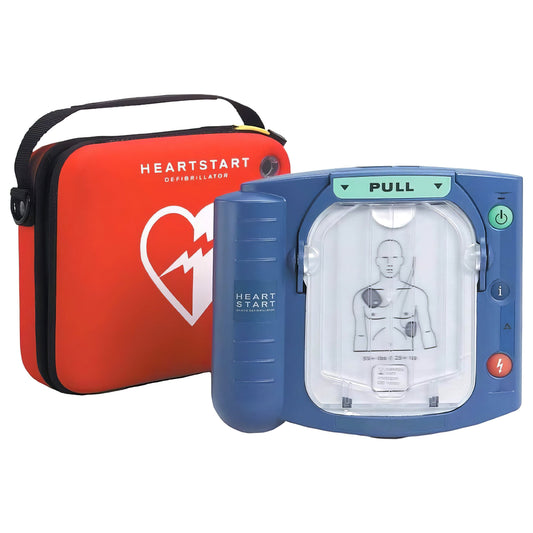 HeartStart AED Defibrillators HeartStart HS1 First Aid Defibrillator + Free Standard Carry Case