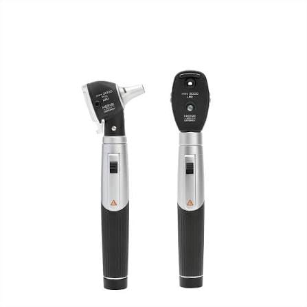 Heine MINI3000 LED Ophthalmoscope and Otoscope Set