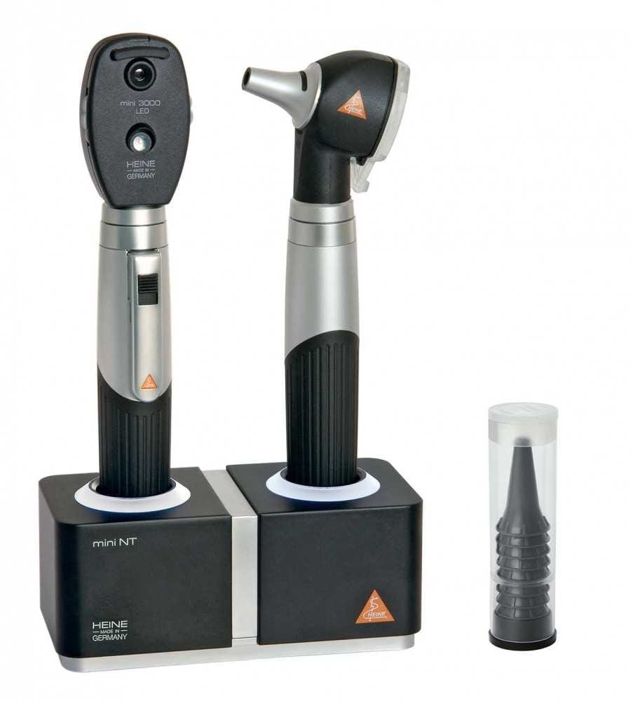 Heine MINI3000LED Otoscope and Ophthalmoscope Rechargeable Set