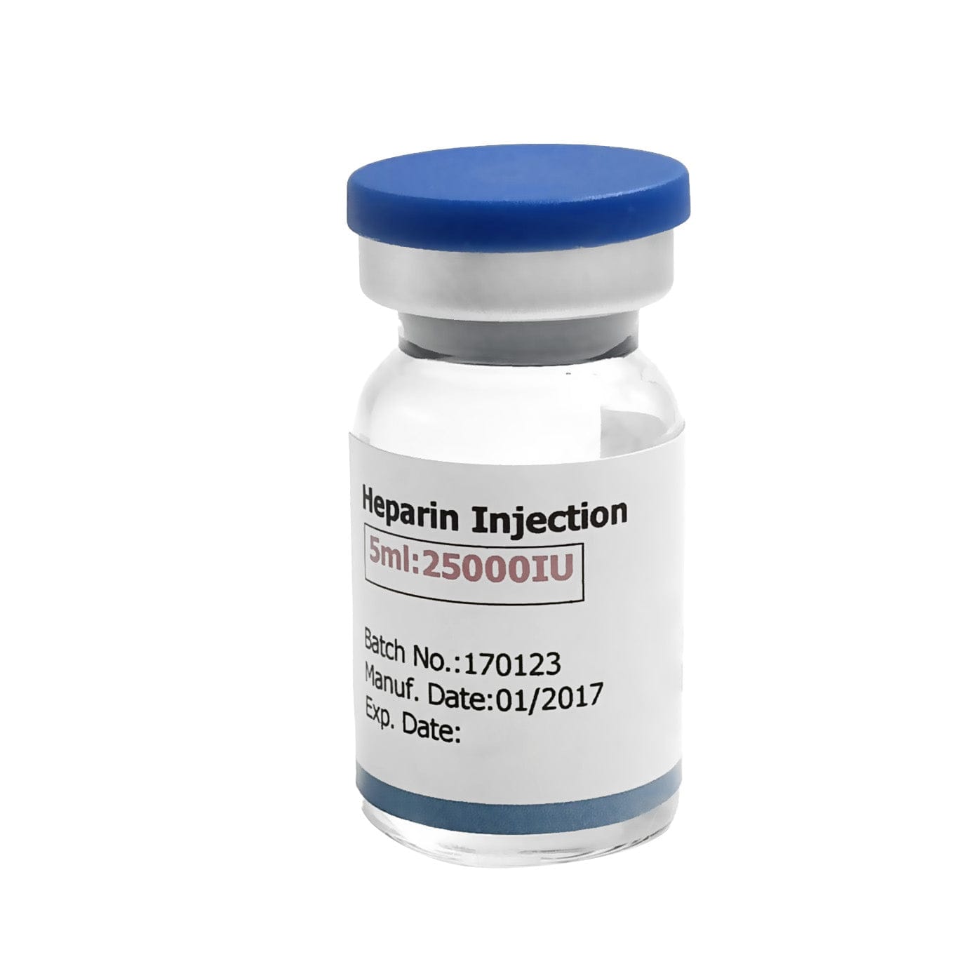 Pfizer Anticoagulants Heparin Sodium Injection 25000 Units - 5 mL Ampoule