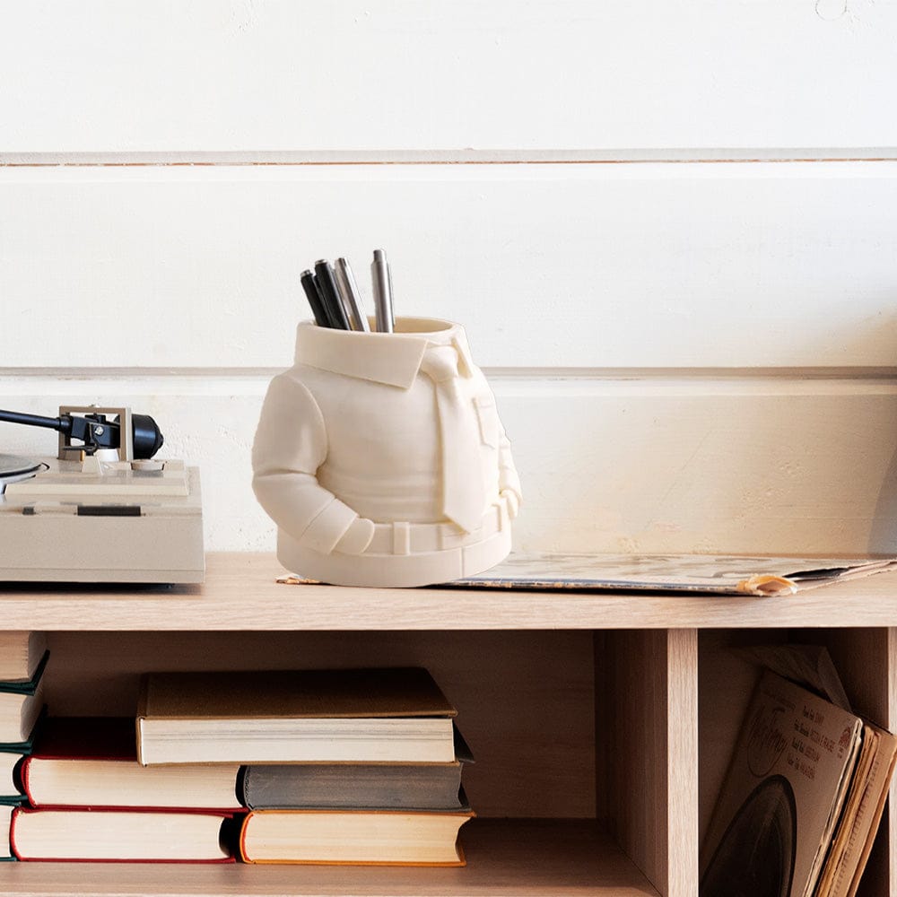 Hirt & Tie Pen Holder – Stylish 3D Printed Desk Organizer