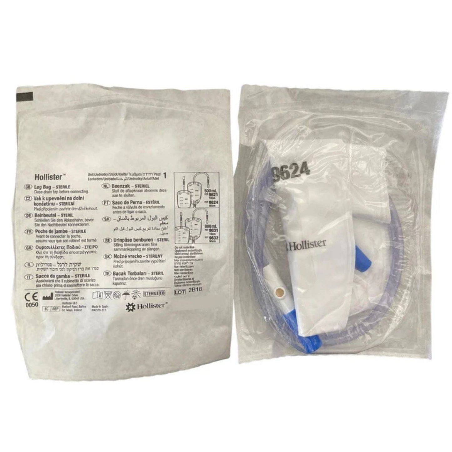 Hollister 500ml Leg Bag Kits