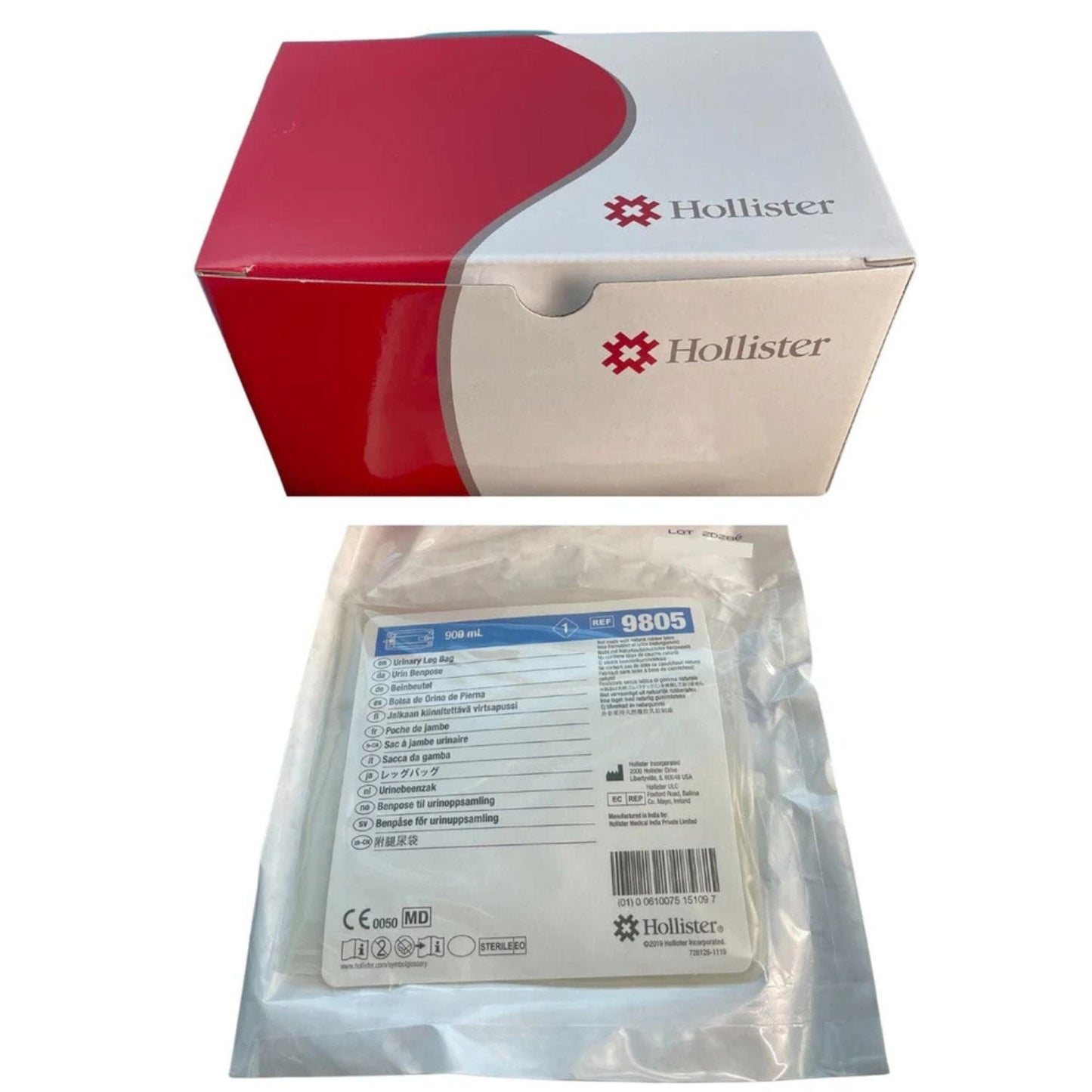 Hollister Extended Wear Urinary Leg Bag - Sterile