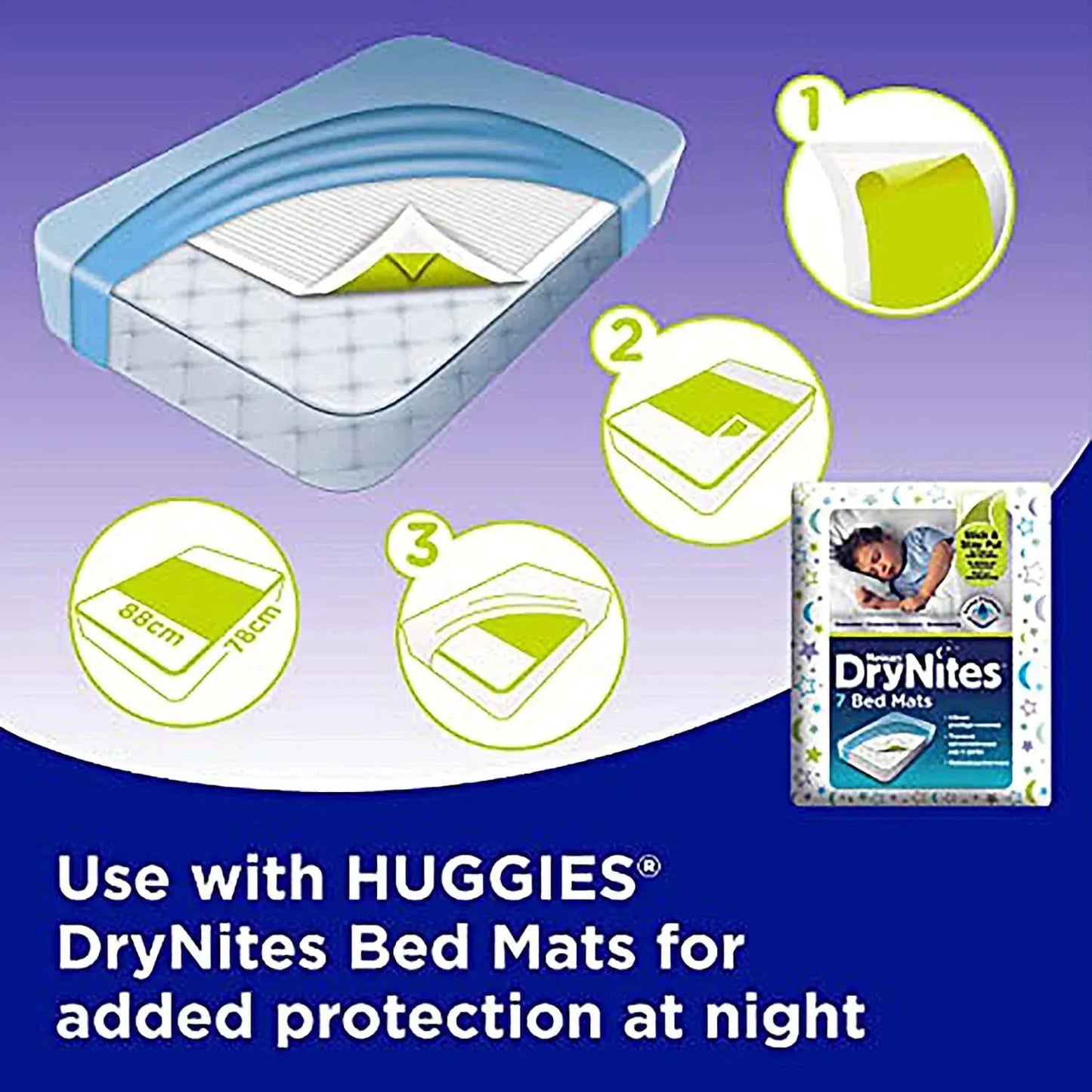 Huggies Drynites Pyjama Pants 4-7 Girl