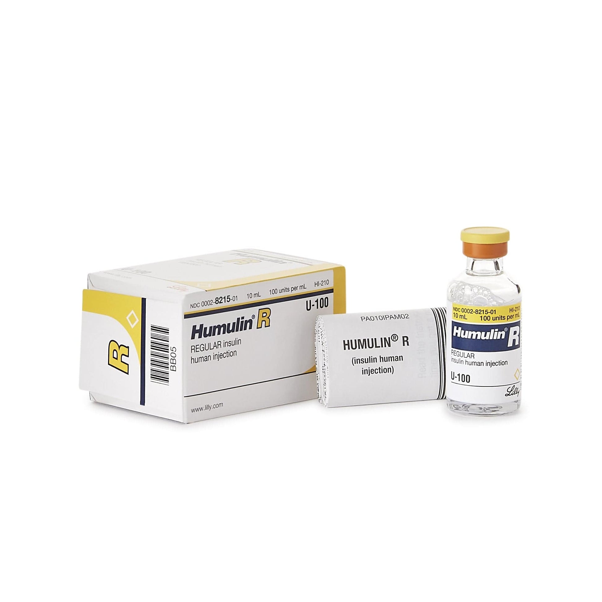 Eli-Lilly Diabetes Care Humulin R Insulin Human 10ml Short Acting