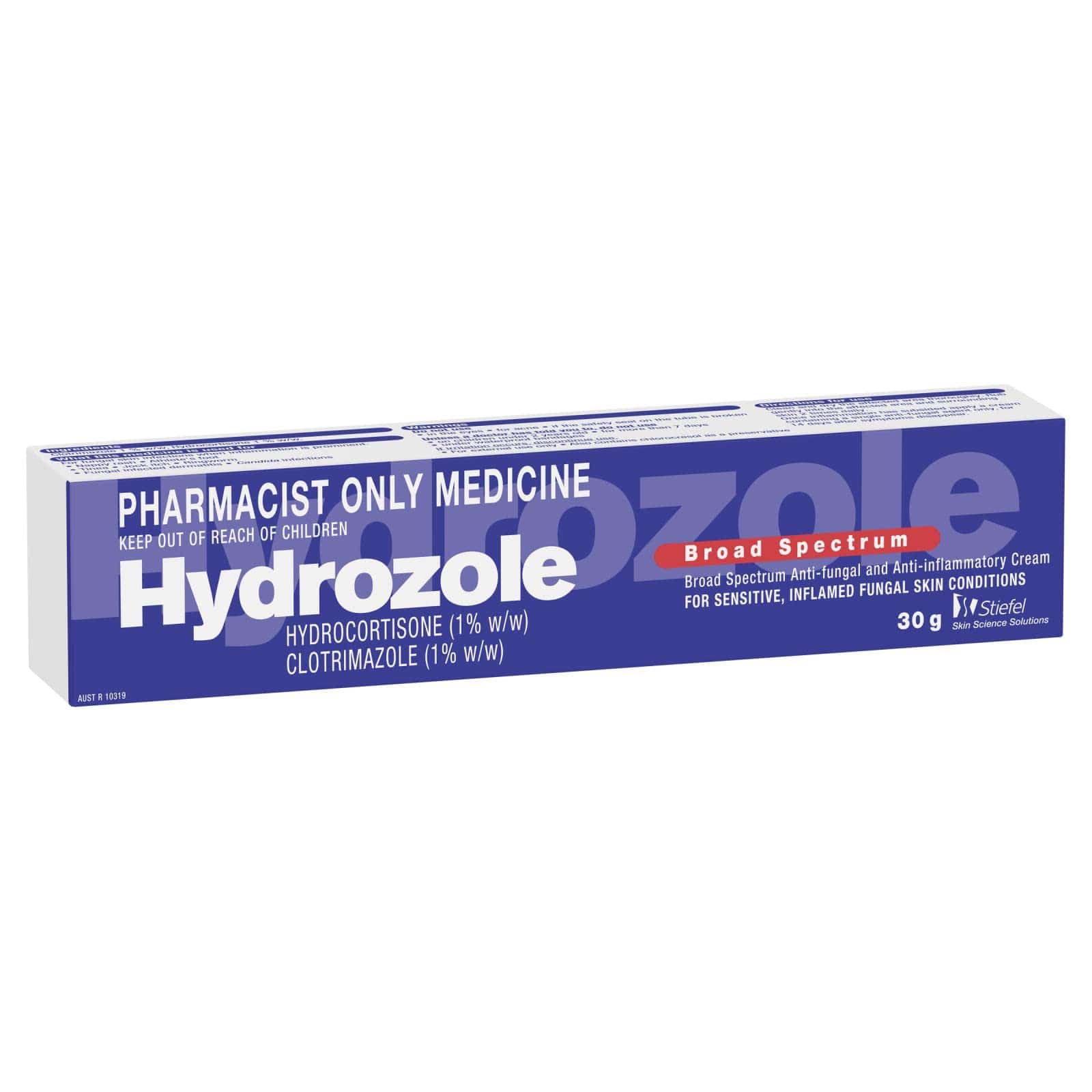 Hydrozole Dermatology Products Hydrozole Broad Spectrum Anti-Fungal And Anti-Inflammatory Cream 30g