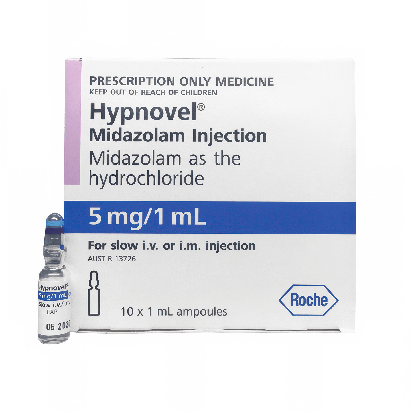 Roche Hypnovel Amp 5mg 5ml (Midazolam 5mg Amp)
