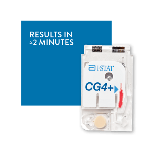 Abbott Laboratories Diagnostics I-STAT CG4  Cartridges For Respiratory Assessment And Hyperlactatemia Detection