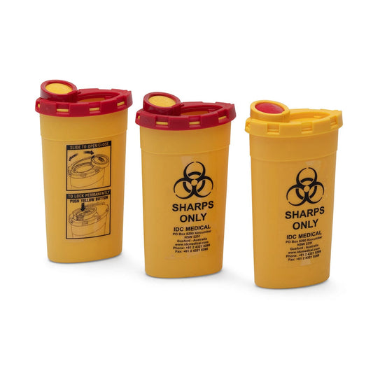 IDC Sharps Sharps Containers IDC Sharps 200ml Sharps Container