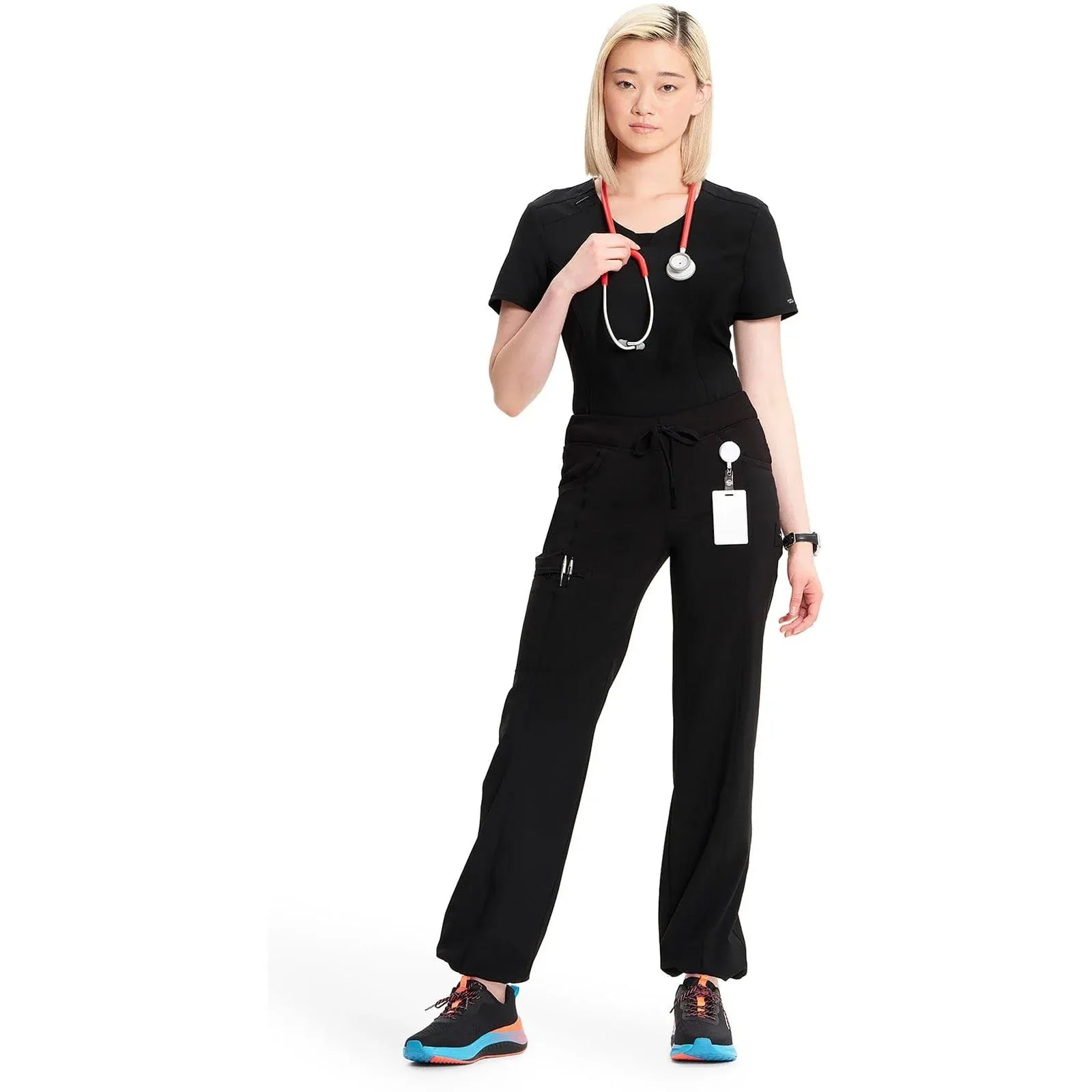 Cherokee Scrubs Pants Cherokee Infinity 1123A Scrubs Pants Women's Black
