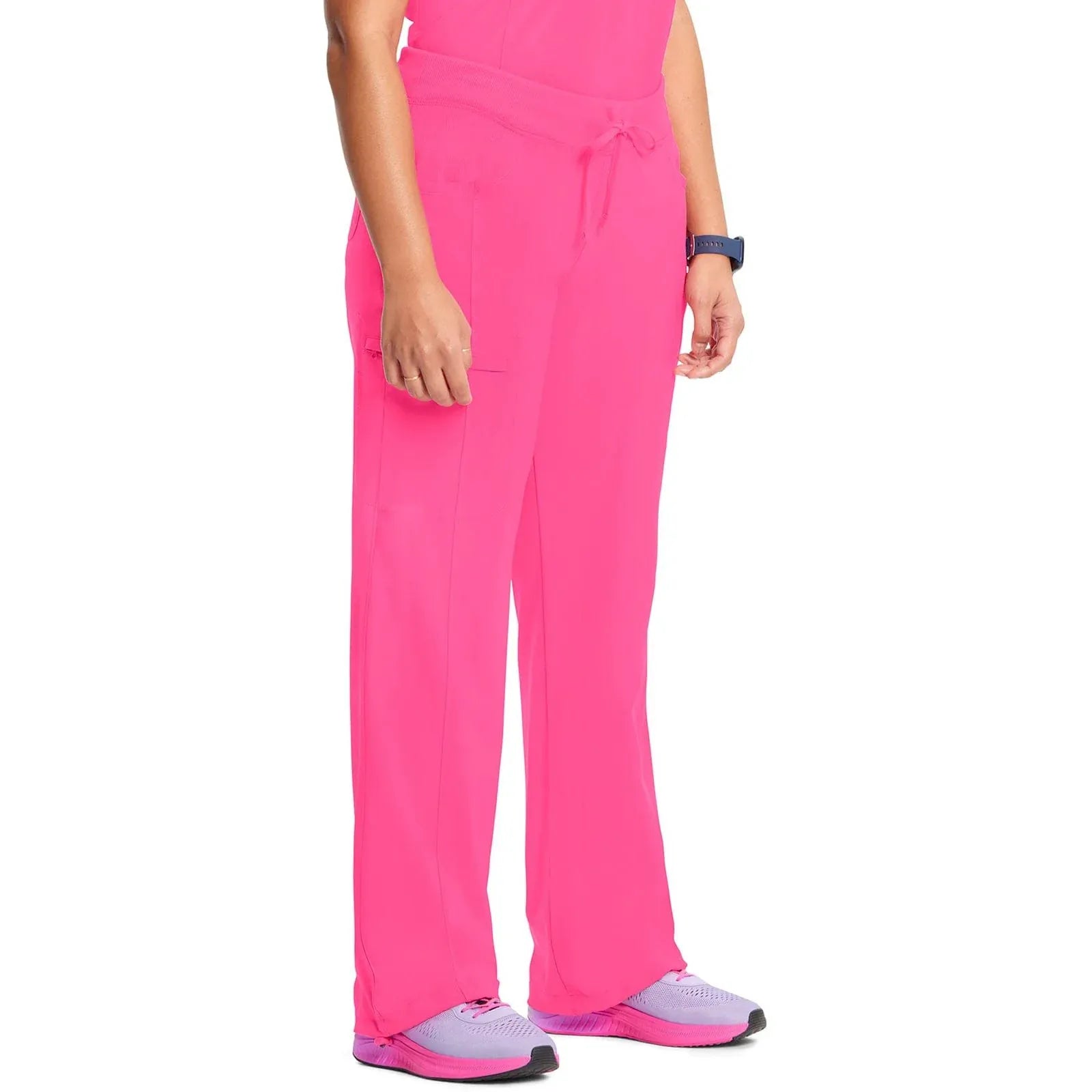Cherokee Scrubs Pants Cherokee Infinity Drawstring Pant 1123A Carmine Pink