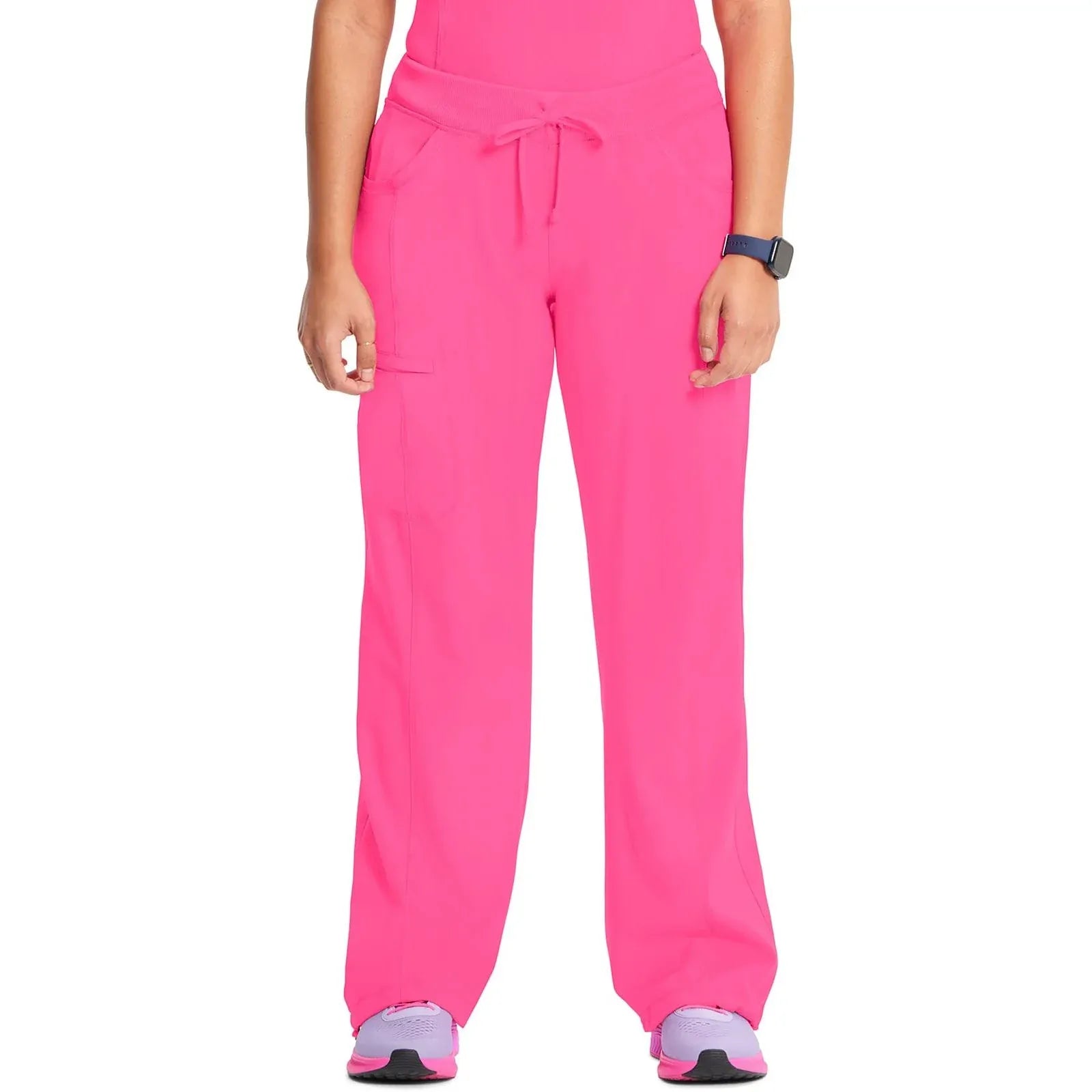 Cherokee Scrubs Pants XXS / Regular Cherokee Infinity Drawstring Pant 1123A Carmine Pink