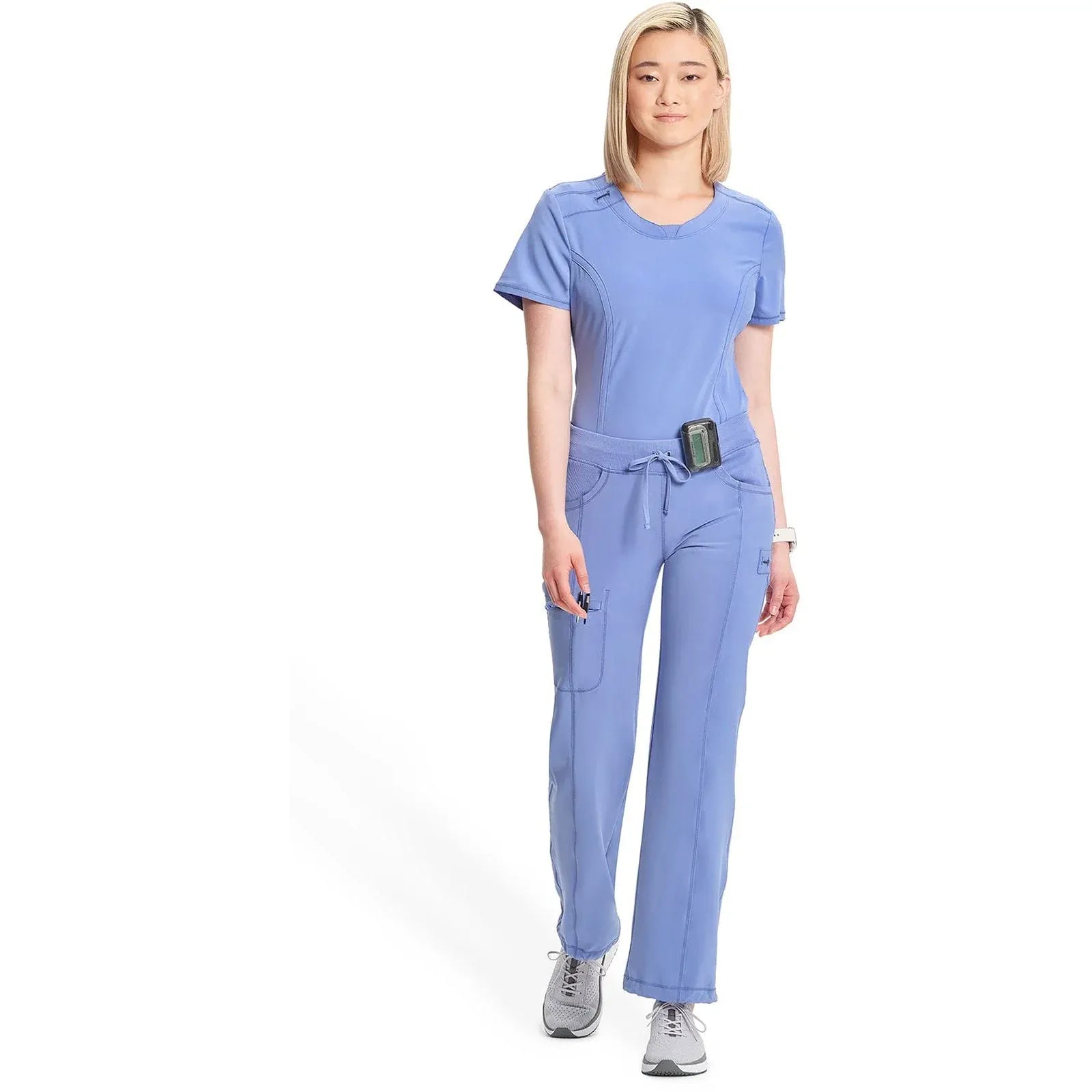 Cherokee Scrubs Pants Cherokee Infinity Drawstring Pant 1123A Ceil Blue
