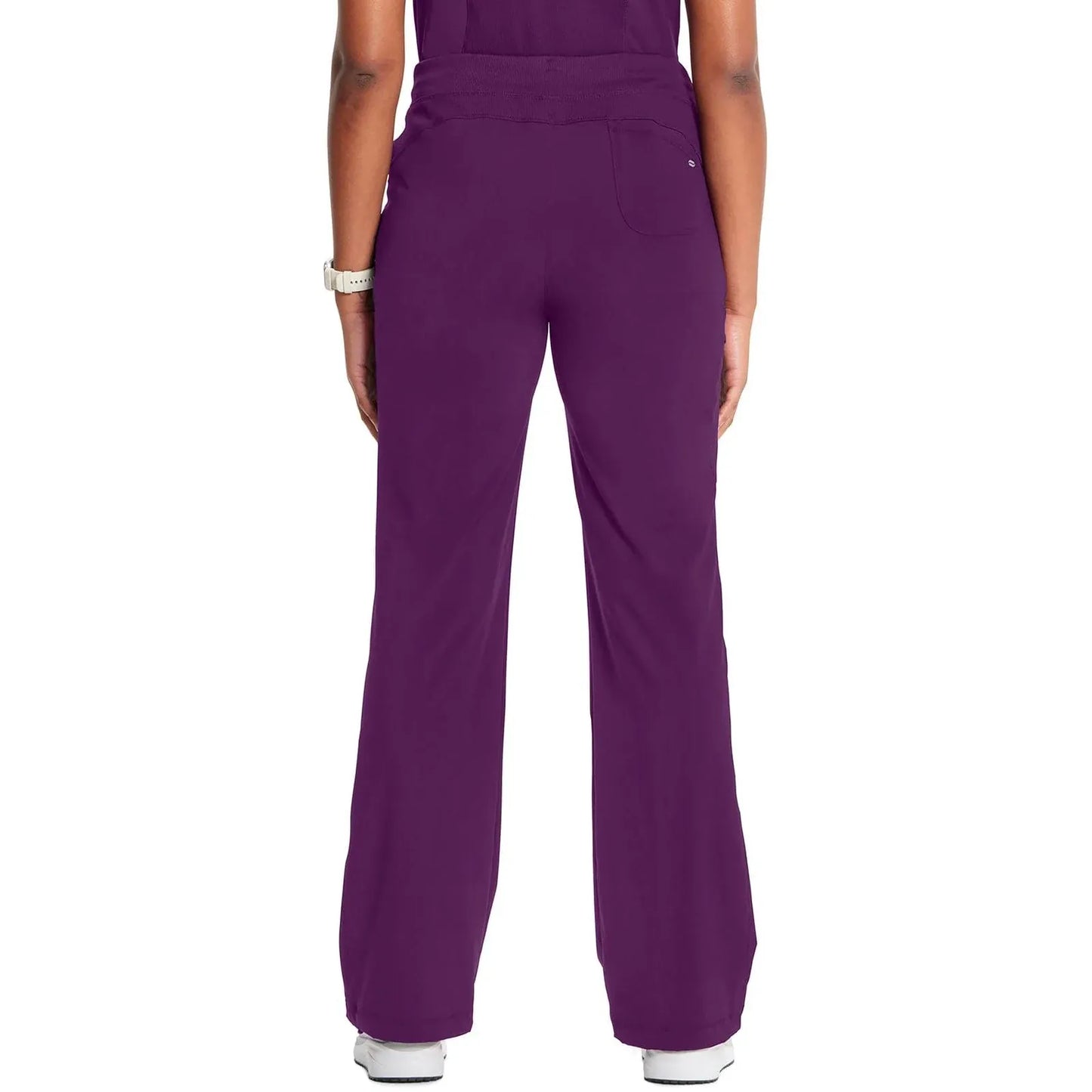 Cherokee Scrubs Pants Cherokee Infinity 1123A Scrubs Pants Womens Drawstring Eggplant