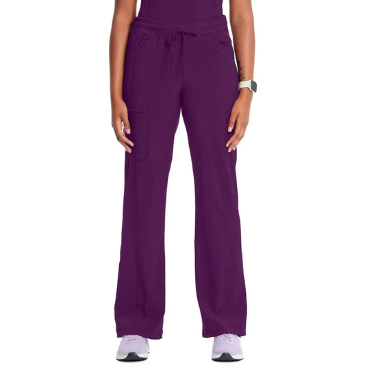 Cherokee Scrubs Pants XS / Petite Cherokee Infinity 1123A Scrubs Pants Womens Drawstring Eggplant