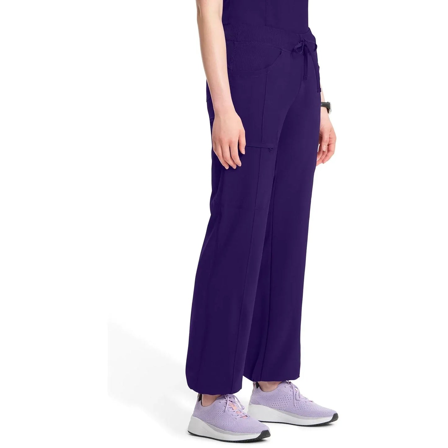 Infinity 1123A Scrubs Pants Womens Drawstring Grape