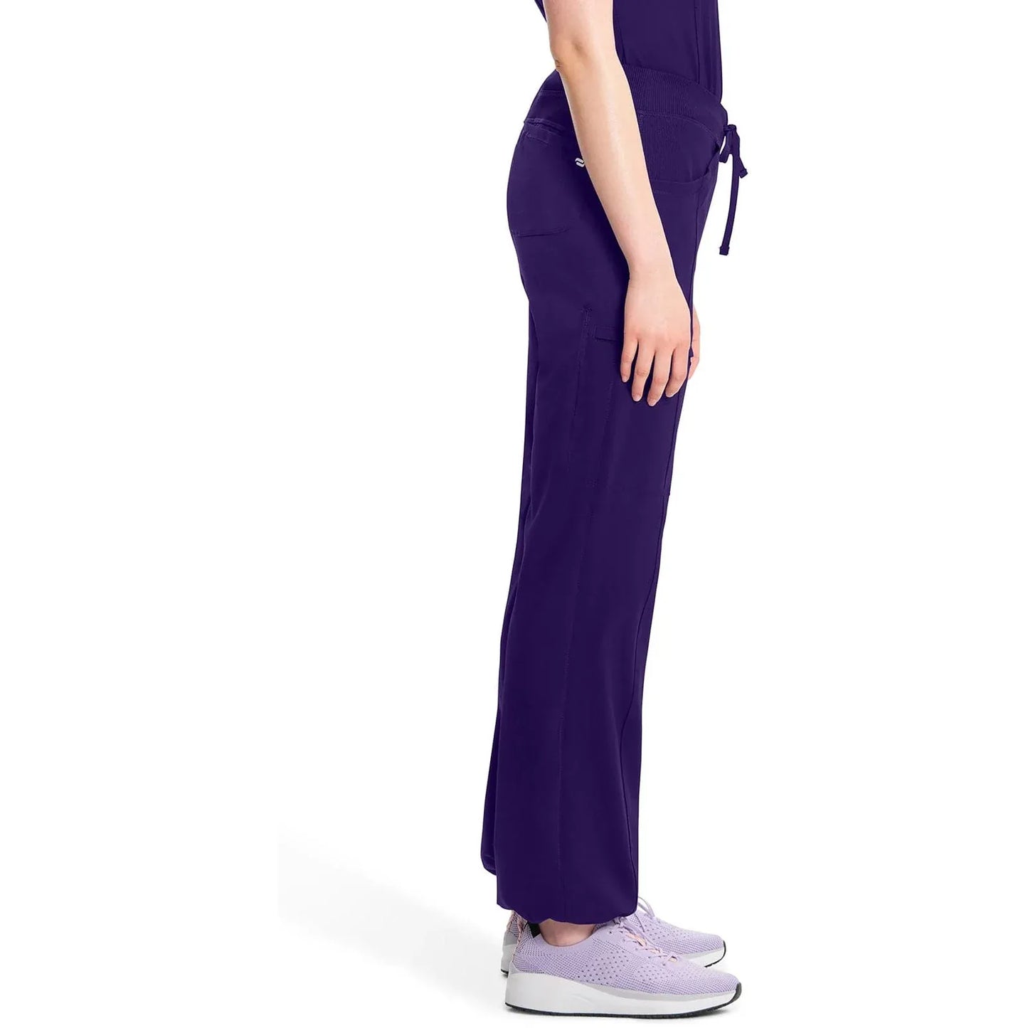 Infinity 1123A Scrubs Pants Womens Drawstring Grape