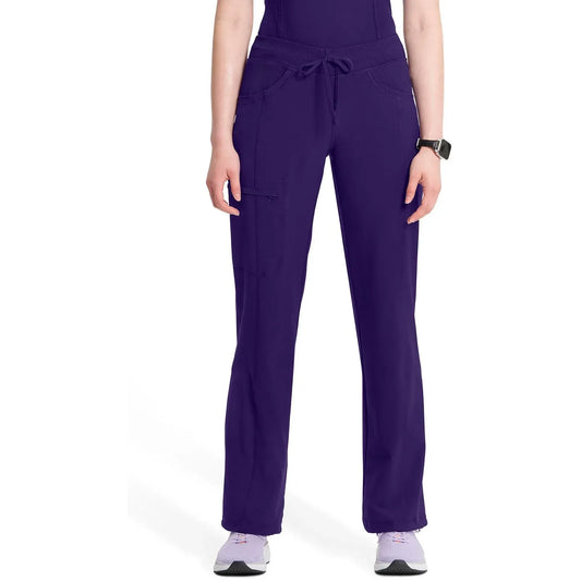Infinity 1123A Scrubs Pants Womens Drawstring Grape