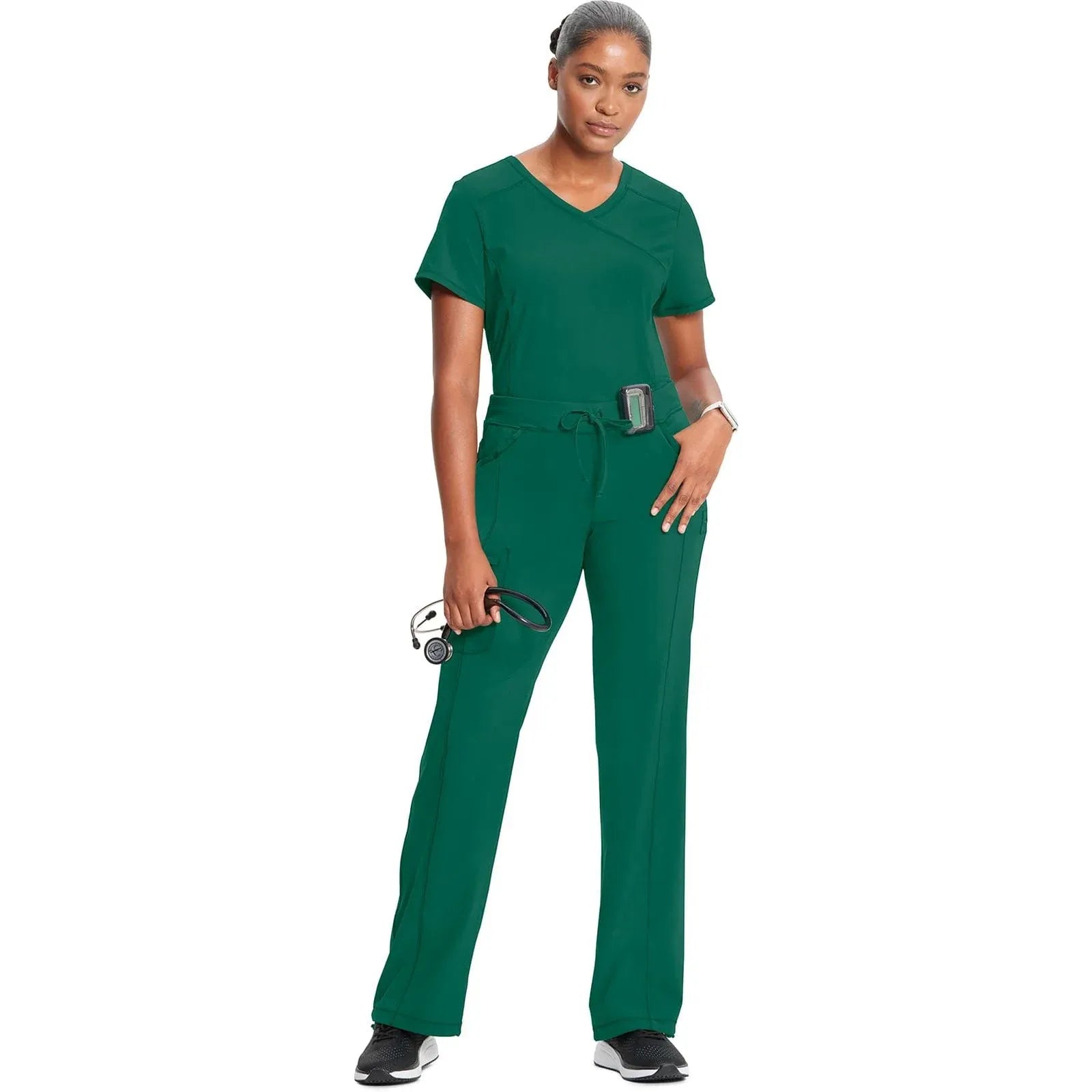 Cherokee Scrubs Pants Cherokee Infinity Drawstring Pant 1123A Hunter Green