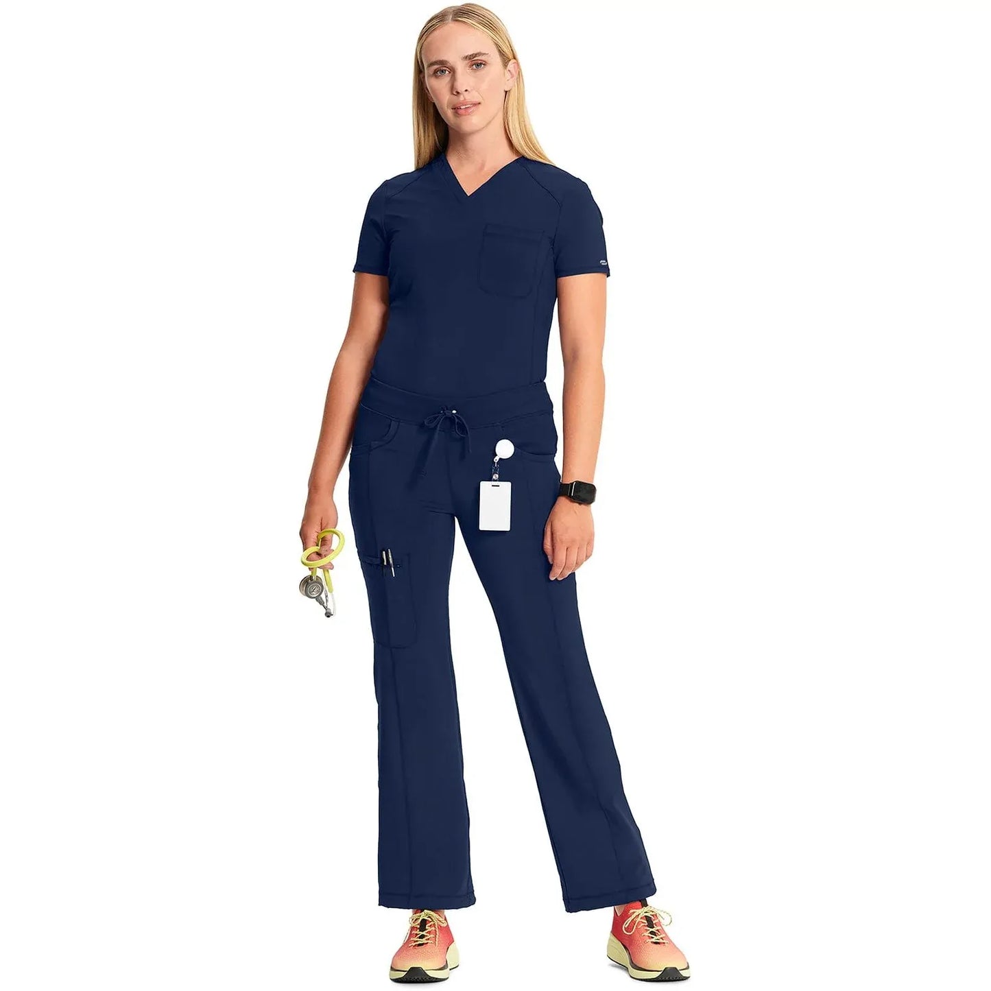 Cherokee Scrubs Pants Cherokee Infinity 1123A Scrubs Pants Women's Navy