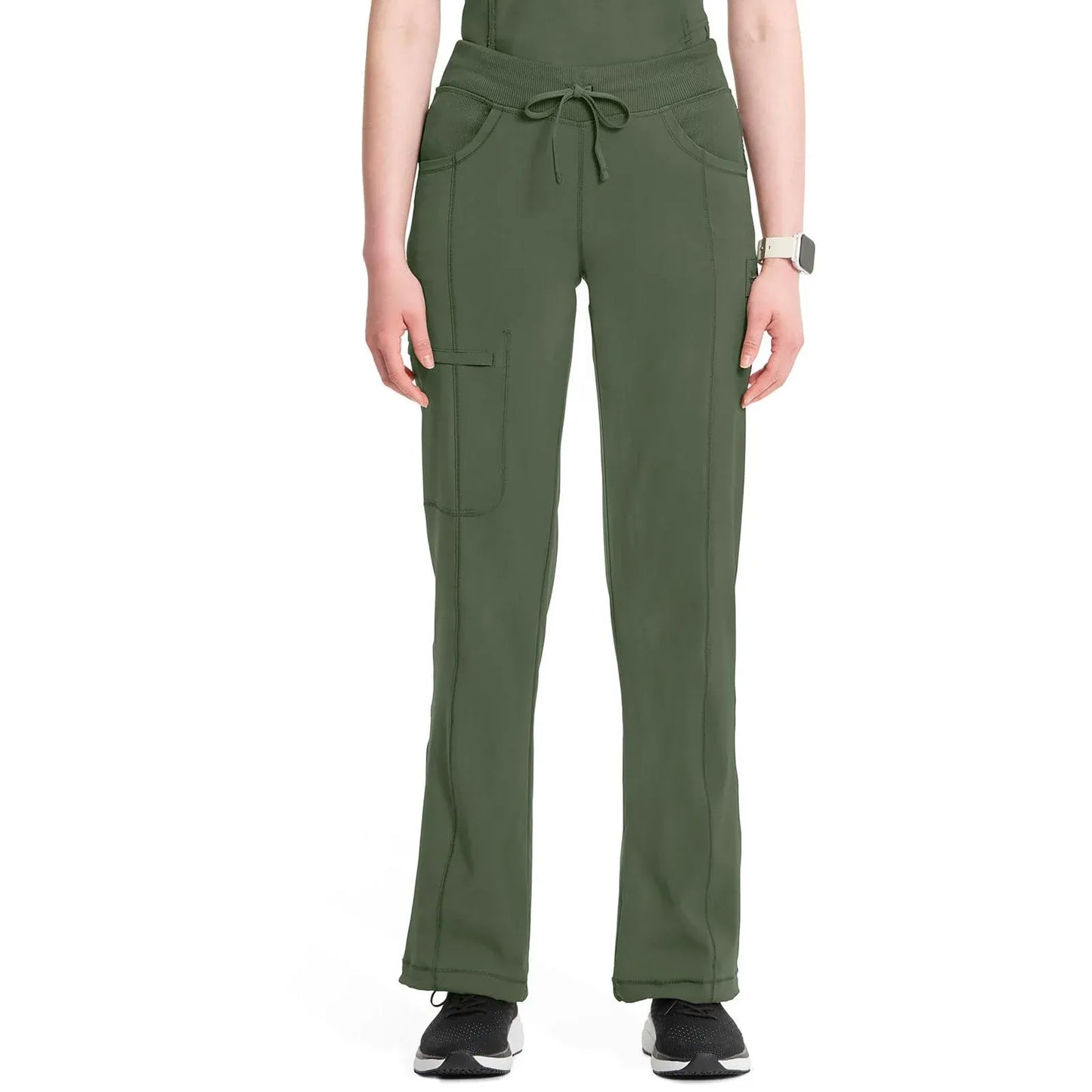 Cherokee Scrubs Pants XXS / Regular Cherokee Infinity Drawstring Pant 1123A Olive